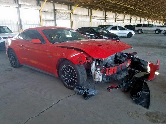 1FA6P8CF4K5119007 - 2019 FORD MUSTANG GT RED photo 1