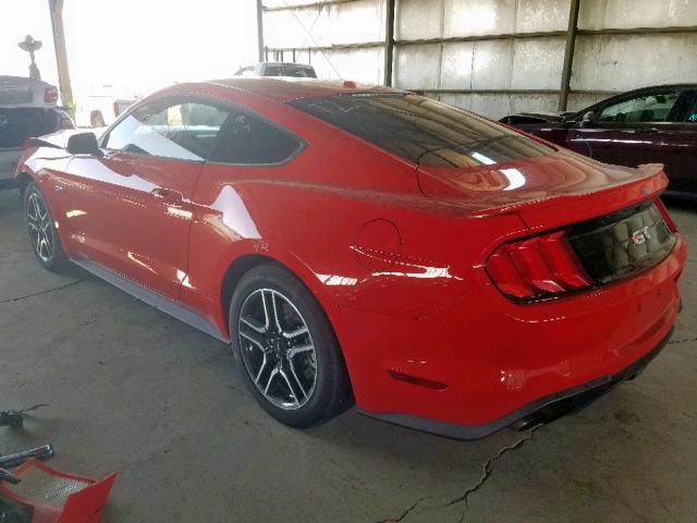 1FA6P8CF4K5119007 - 2019 FORD MUSTANG GT RED photo 3