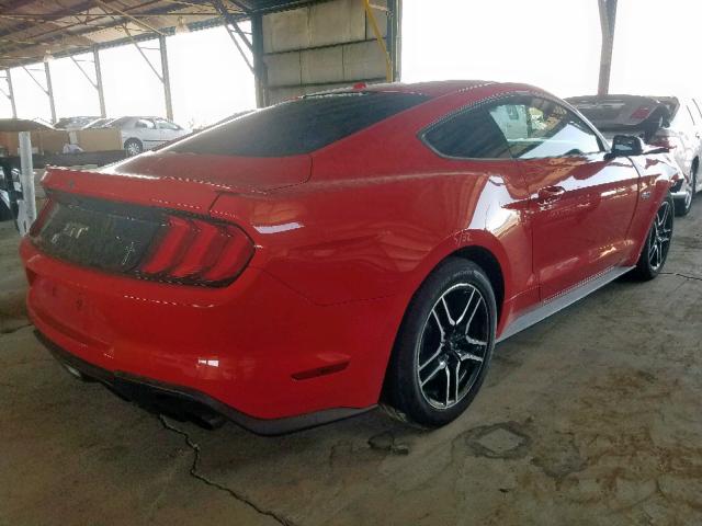 1FA6P8CF4K5119007 - 2019 FORD MUSTANG GT RED photo 4