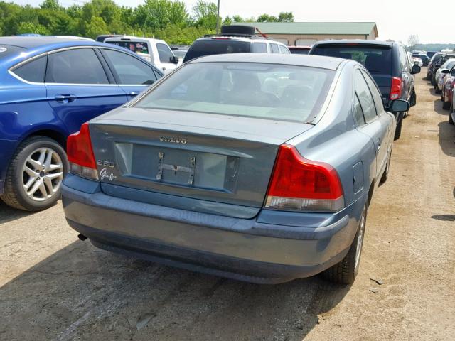 YV1RS61T242331292 - 2004 VOLVO S60 TEAL photo 4