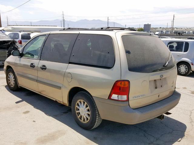 2FMZA5145XBA61237 - 1999 FORD WINDSTAR L GOLD photo 3