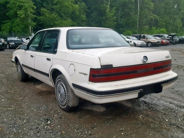 1G4AG54N5N6483049 - 1992 BUICK CENTURY SP WHITE photo 3