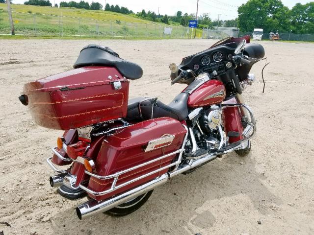 1HD1FFR13VY601010 - 1997 HARLEY-DAVIDSON FLHTCI MAROON photo 4