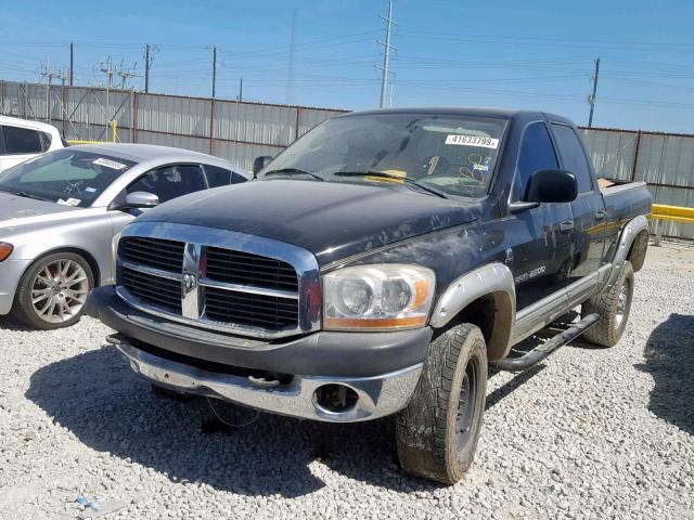3D7KS28C06G233433 - 2006 DODGE RAM 2500 S შავი ფოტო 2