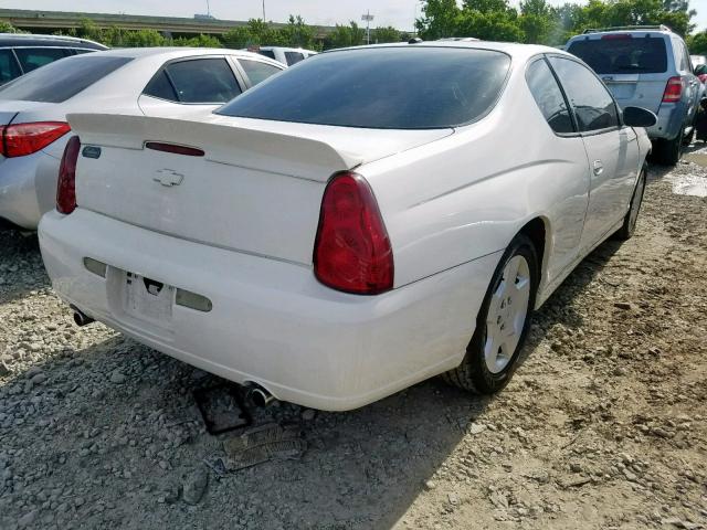 2G1WK151869327202 - 2006 CHEVROLET MONTE CARL WHITE photo 4