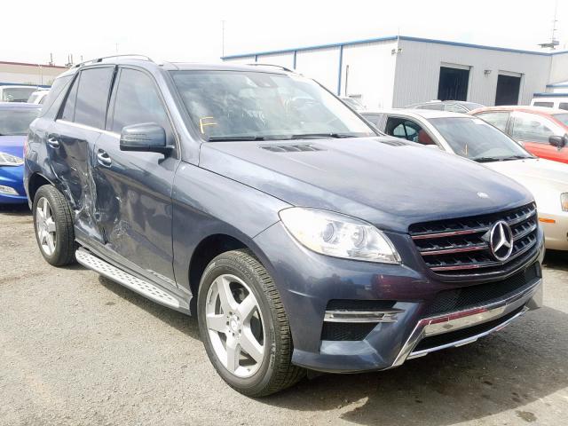 4JGDA5JB1FA548079 - 2015 MERCEDES-BENZ ML 350 CHARCOAL photo 1