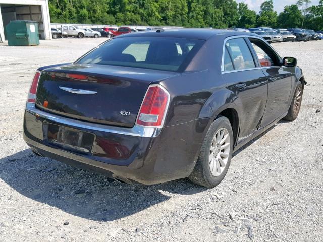 2C3CCAAG2DH626354 - 2013 CHRYSLER 300 PURPLE photo 4