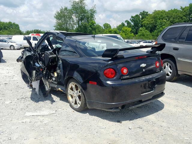 1G1AP14P467752094 - 2006 CHEVROLET COBALT SS BLACK photo 3