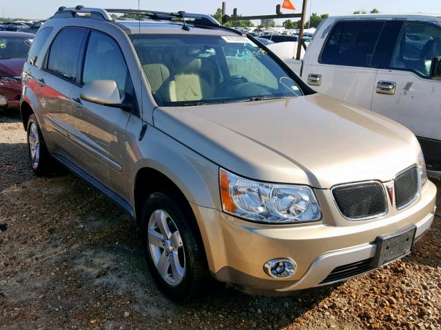 2CKDL63F666173025 - 2006 PONTIAC TORRENT GOLD photo 1