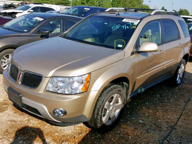 2CKDL63F666173025 - 2006 PONTIAC TORRENT GOLD photo 2