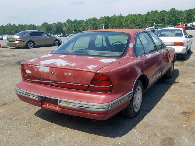 1G3HN52L0R4802871 - 1994 OLDSMOBILE 88 ROYALE BURGUNDY photo 4