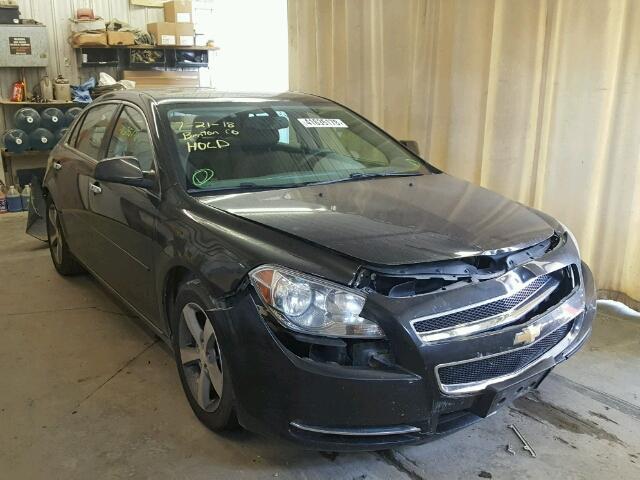 1G1ZC5E08CF333173 - 2012 CHEVROLET MALIBU 1LT BLACK photo 1