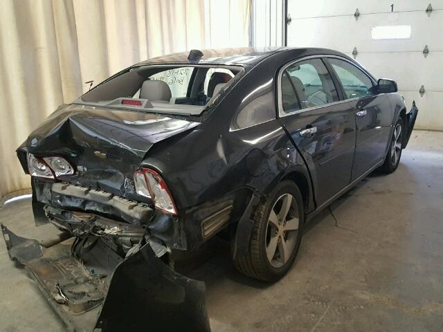 1G1ZC5E08CF333173 - 2012 CHEVROLET MALIBU 1LT BLACK photo 4