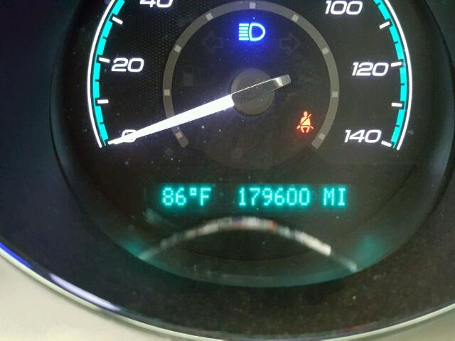 1G1ZC5E08CF333173 - 2012 CHEVROLET MALIBU 1LT BLACK photo 8