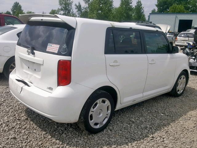 JTLKE50E881040789 - 2008 TOYOTA SCION XB 白色 照片 4
