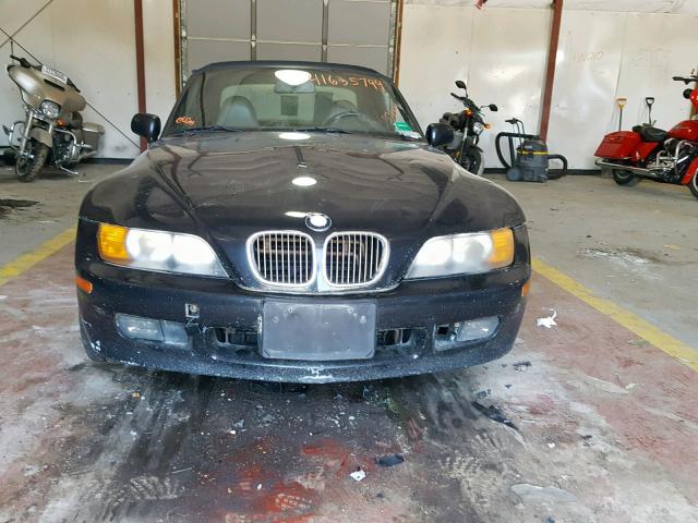 4USCH7320TLB76297 - 1996 BMW Z3 1.9 BLACK photo 9