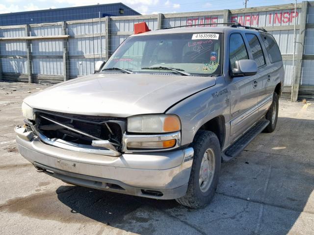 1GKFK16TX1J132761 - 2001 GMC YUKON XL K BEIGE photo 2