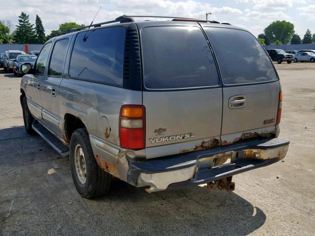 1GKFK16TX1J132761 - 2001 GMC YUKON XL K BEIGE photo 3