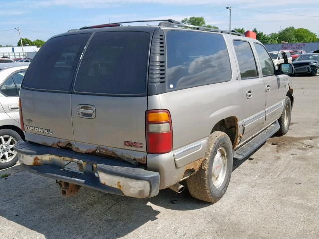 1GKFK16TX1J132761 - 2001 GMC YUKON XL K BEIGE photo 4