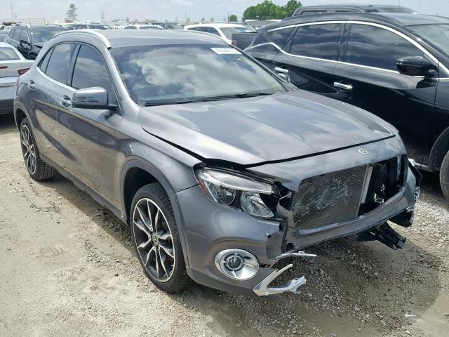 WDCTG4EB9JJ400395 - 2018 MERCEDES-BENZ GLA 250 GRAY photo 1