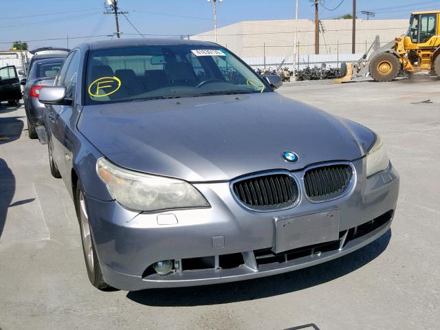 WBANE53536CK82327 - 2006 BMW 525 I GRAY photo 1