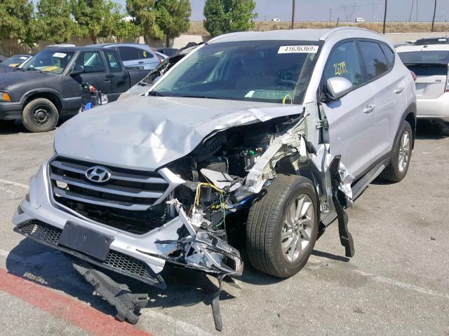 KM8J33A46HU543433 - 2017 HYUNDAI TUCSON LIM SILVER photo 2