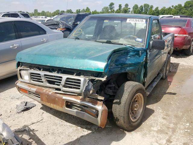 1N6SD11SXSC435190 - 1995 NISSAN TRUCK E/XE GREEN photo 2