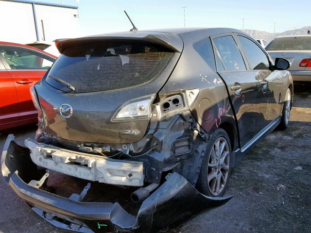 JM1BL1L97C1677674 - 2012 MAZDA 3 S SILVER photo 4