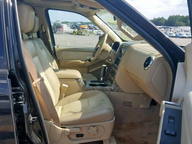 1FMEU74806UB14998 - 2006 FORD EXPLORER E BLACK photo 5