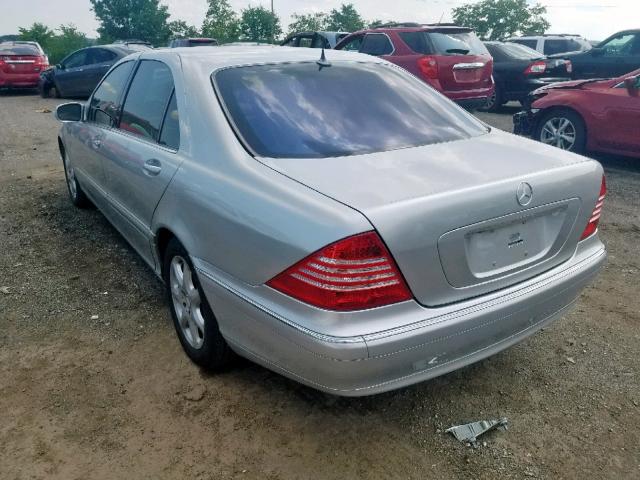 WDBNG83J56A483961 - 2006 MERCEDES-BENZ S 430 4MAT SILVER photo 3