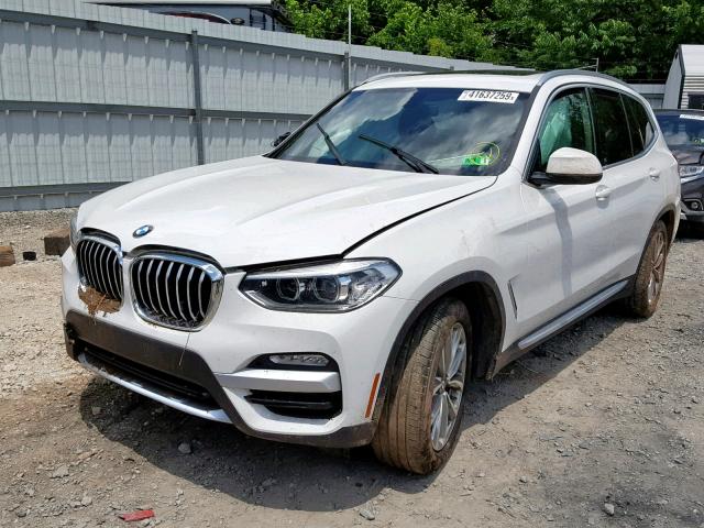 5UXTR9C52JLD71029 - 2018 BMW X3 XDRIVE3 WHITE photo 2