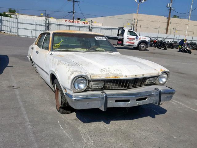 5K92L140650 - 1975 FORD MAVERICK WHITE photo 1