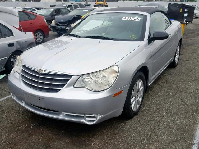 1C3LC45K18N107521 - 2008 CHRYSLER SEBRING SILVER photo 2