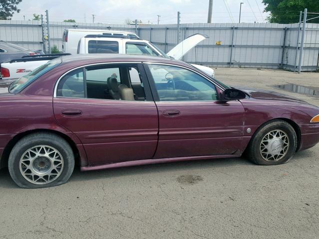 1G4HP52K734135821 - 2003 BUICK LESABRE CU MAROON photo 9