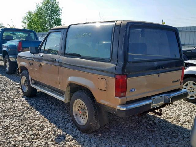 1FMCU14T7JUD22670 - 1988 FORD BRONCO II TAN photo 3