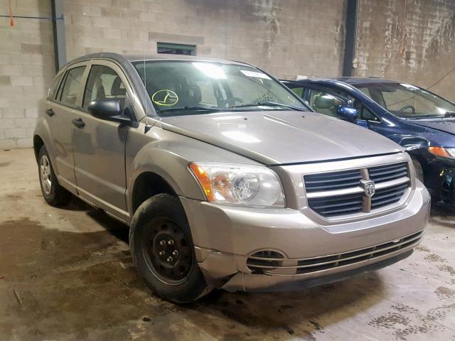 1B3HB28C47D288911 - 2007 DODGE CALIBER BEIGE photo 1