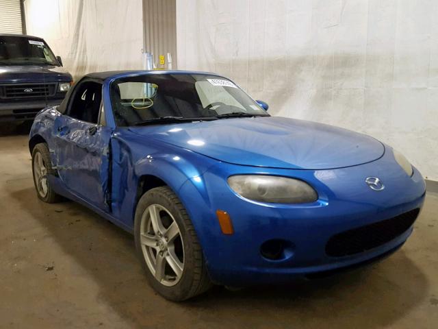 JM1NC25F360116663 - 2006 MAZDA MX-5 MIATA BLUE photo 1