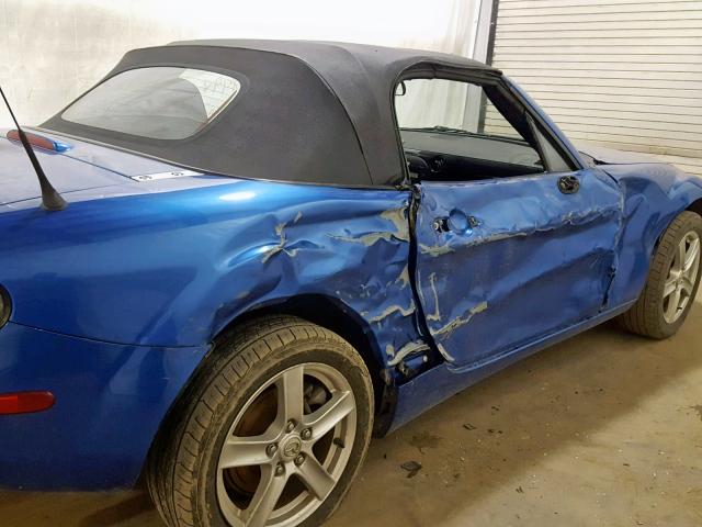 JM1NC25F360116663 - 2006 MAZDA MX-5 MIATA BLUE photo 9