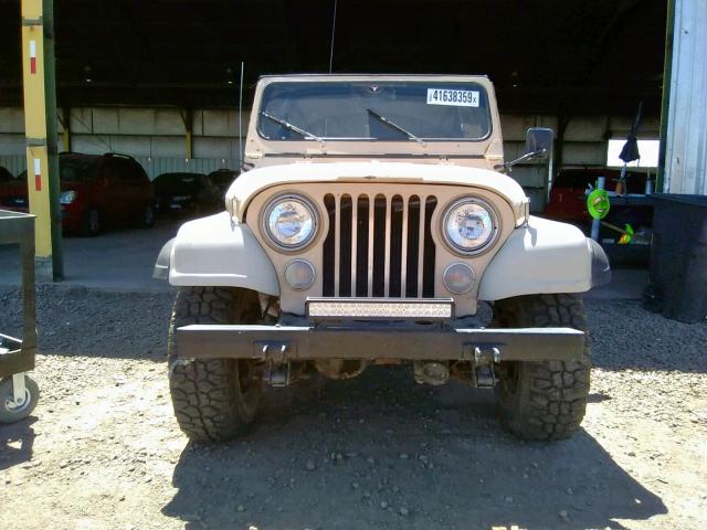 1JCHM85E3BT024920 - 1981 JEEP JEEP CJ5 TAN photo 10