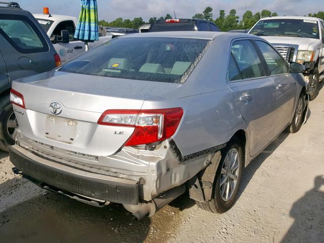4T1BF1FK0CU062917 - 2012 TOYOTA CAMRY BASE SILVER photo 4