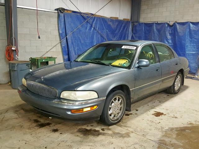 1G4CW54K014161314 - 2001 BUICK PARK AVENU BLUE photo 2