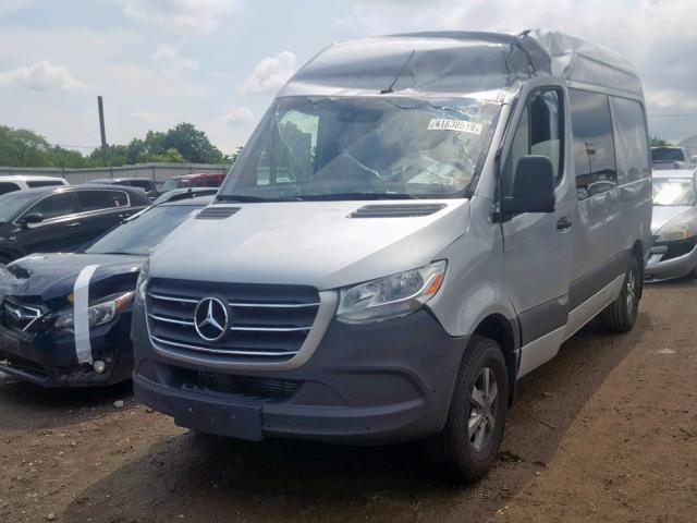 WD4PF0CD6KP037176 - 2019 MERCEDES-BENZ SPRINTER 2 SILVER photo 2