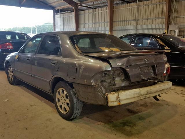 1YVGF22C425297242 - 2002 MAZDA 626 LX GRAY photo 3