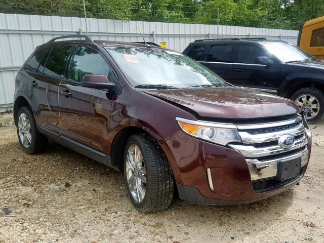 2FMDK4JC8CBA28042 - 2012 FORD EDGE SEL BURGUNDY photo 1