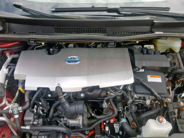 JTDKARFP3J3099766 - 2018 TOYOTA PRIUS PRIM 红色 照片 7