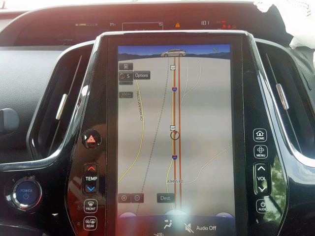 JTDKARFP3J3099766 - 2018 TOYOTA PRIUS PRIM 红色 照片 9