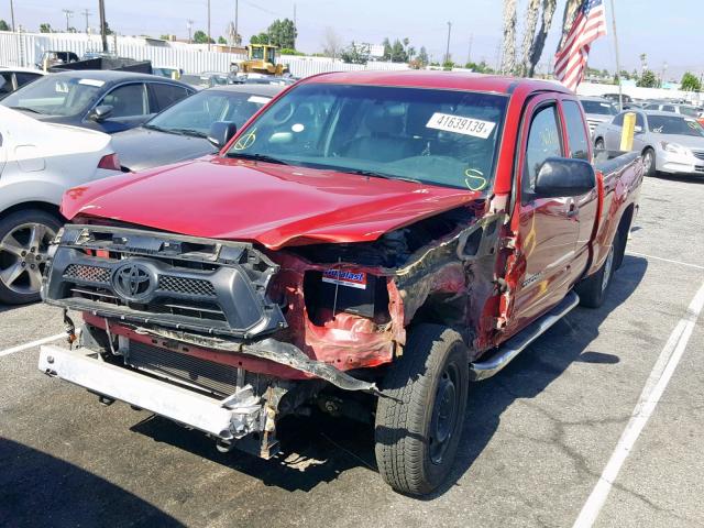 5TFTX4CN8FX058171 - 2015 TOYOTA TACOMA ACC წითელი ფოტო 2