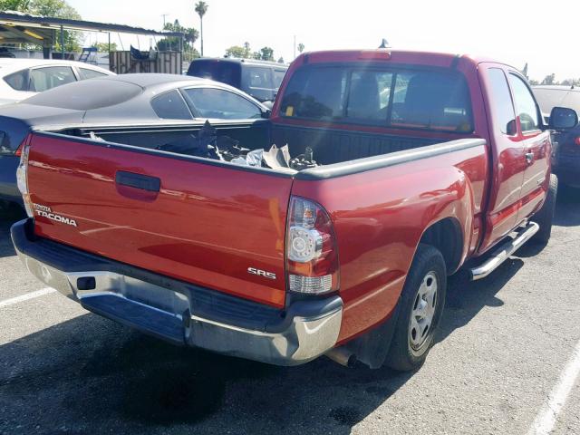 5TFTX4CN8FX058171 - 2015 TOYOTA TACOMA ACC წითელი ფოტო 4