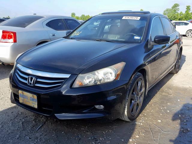 1HGCP3F87CA015389 - 2012 HONDA ACCORD EXL BLACK photo 2