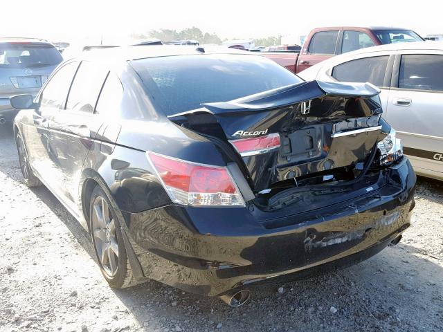 1HGCP3F87CA015389 - 2012 HONDA ACCORD EXL BLACK photo 3